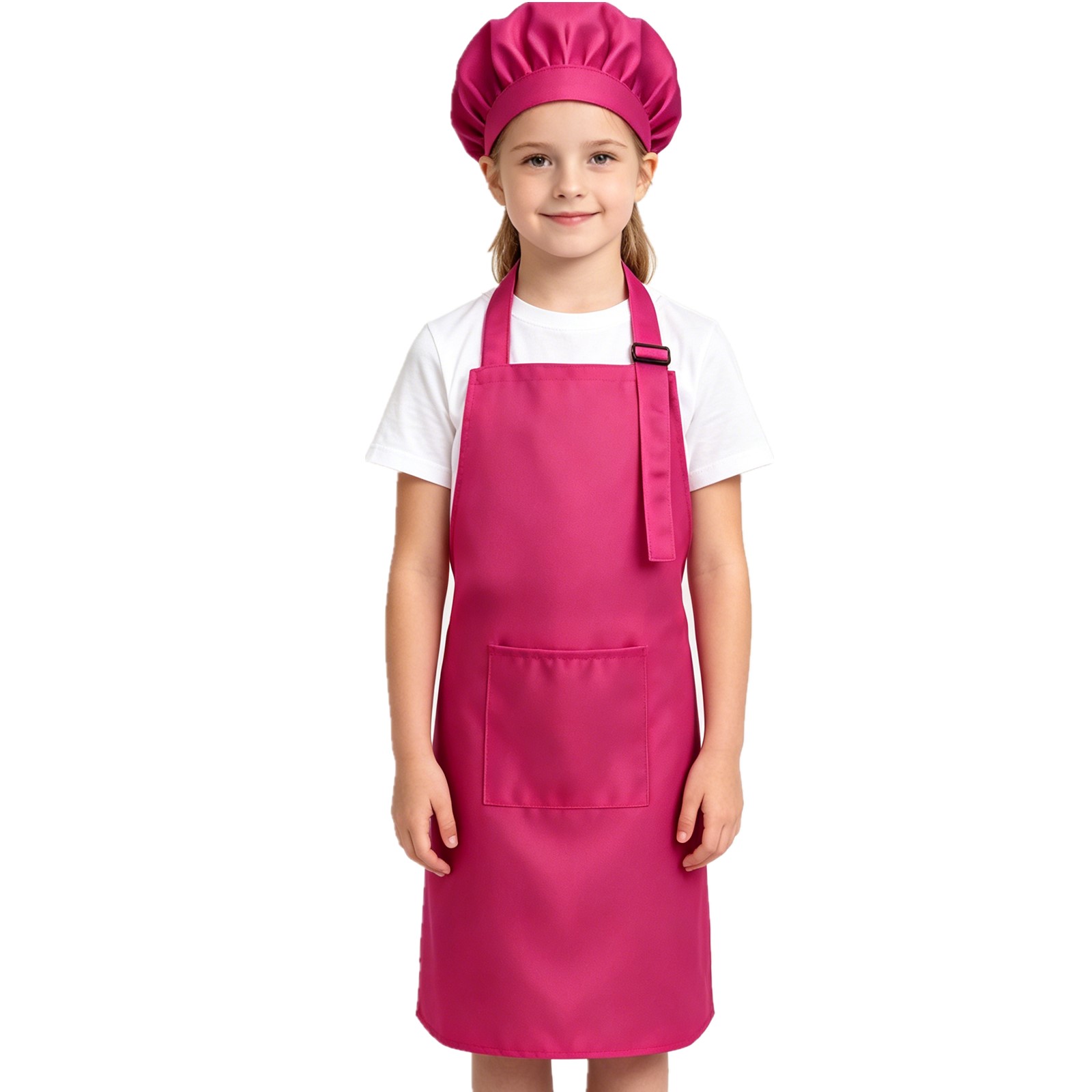 Baking Kitchen Set Up - 男の子 女の子 調節可能な帽子付きエプロン ハロウィン ペインター シェフ