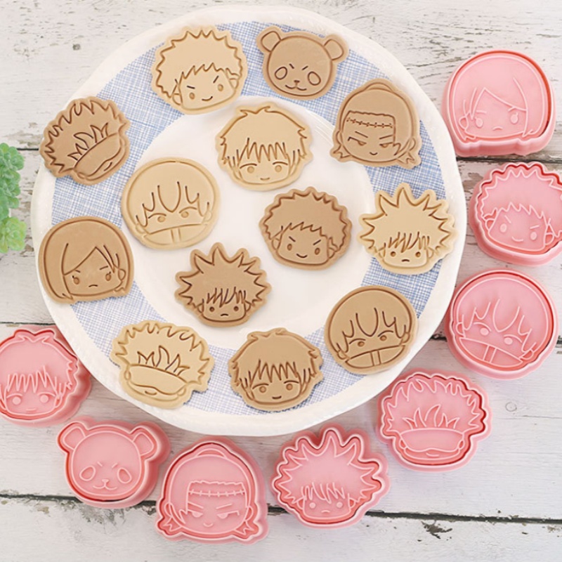 8個入り 呪術廻戦 ケーキクッキーカッター アニメフィギュア - Kitchen Kids Baking Set のレビューと価格