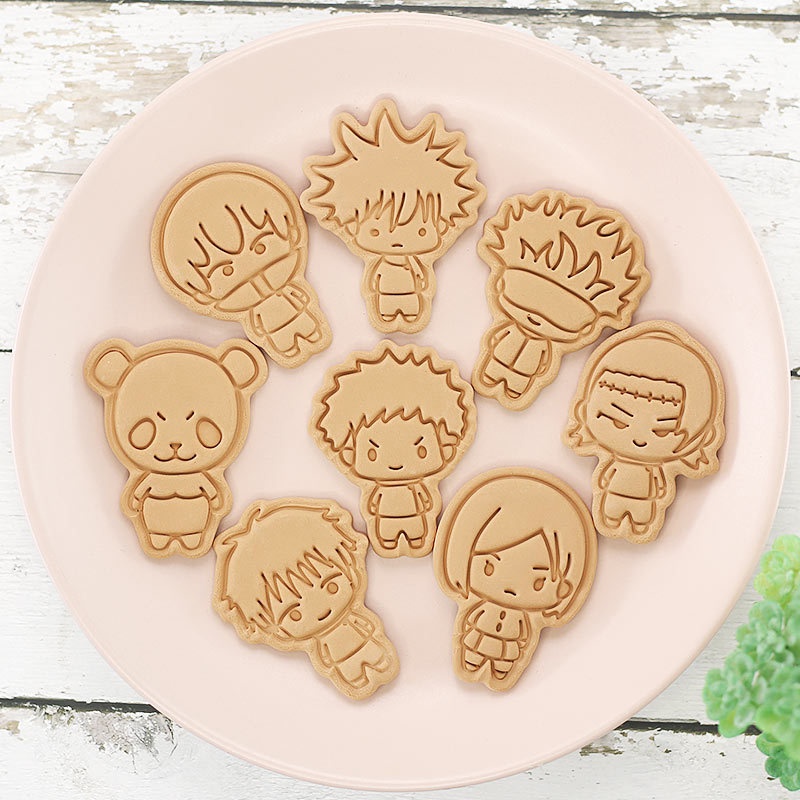 8個入り 呪術廻戦 ケーキクッキーカッター アニメフィギュア - Kitchen Kids Baking Set のレビューと価格