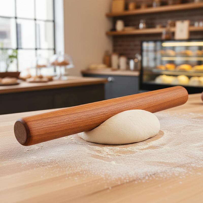 30cm木製麺棒、頑丈なフォンダンペストリーツール、ベーキン - Kitchen Roll Baking のレビューと価格