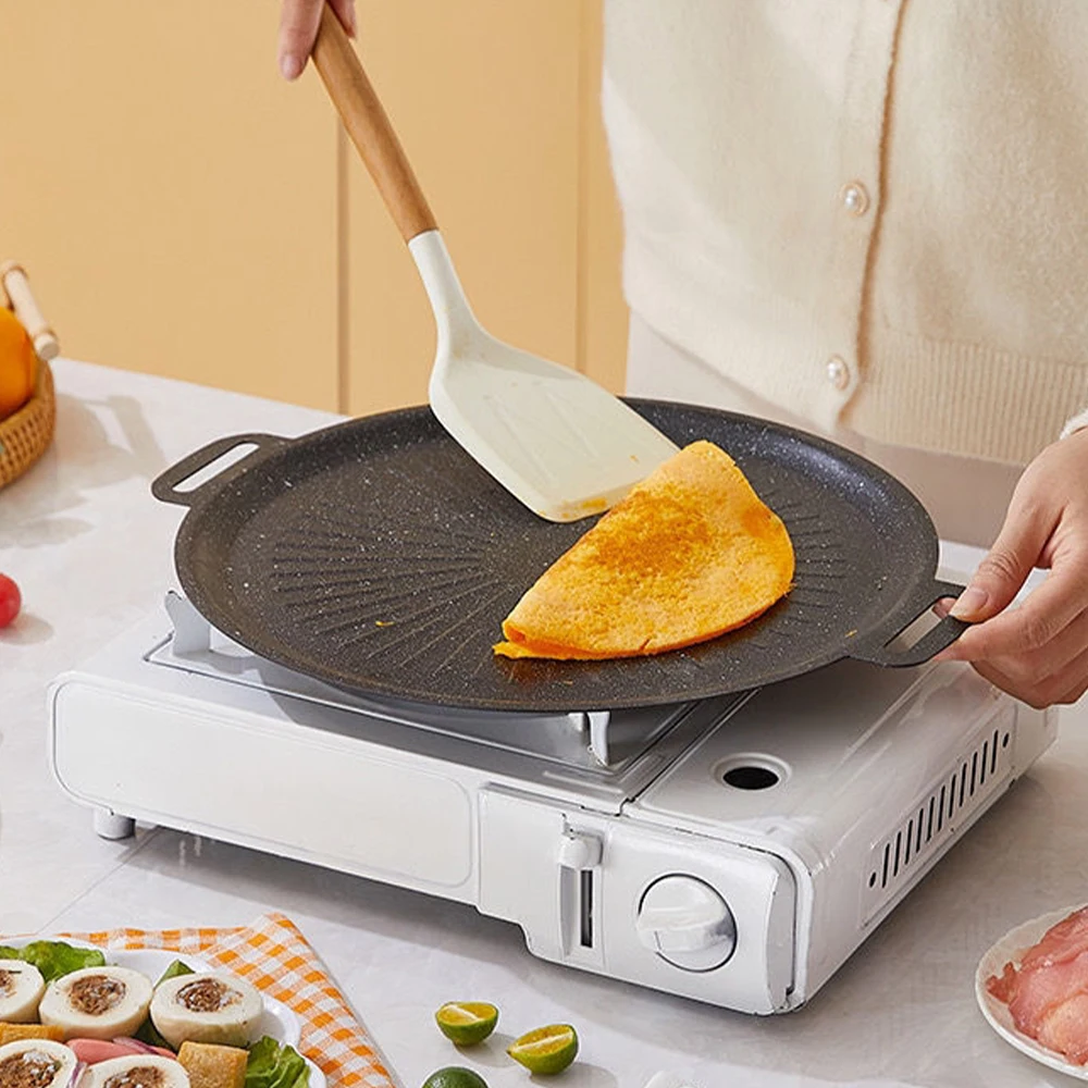 34 センチメートル屋外バーベキューグリルパンノンスティック - Kitchen Baking Tray のレビューと価格