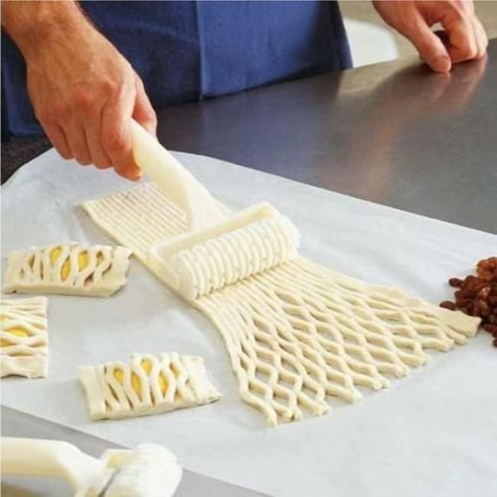 2個入り、ペイストリー用格子模様ローラー、生地、クッキー、パ - Kitchen Roller Baking のレビューと価格
