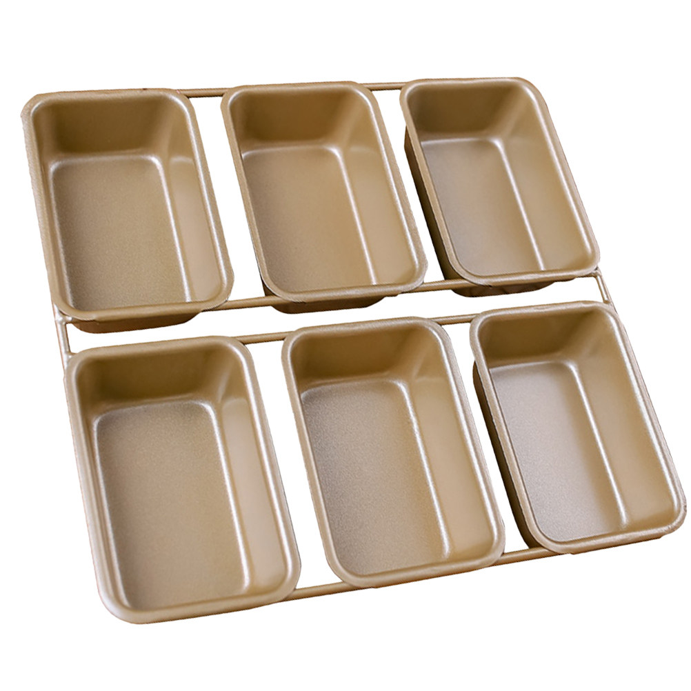 6マスの焼き型、パンやケーキを焼くのに最適な、焦げ付き防止加 - Kitchen Baking Tray のレビューと価格