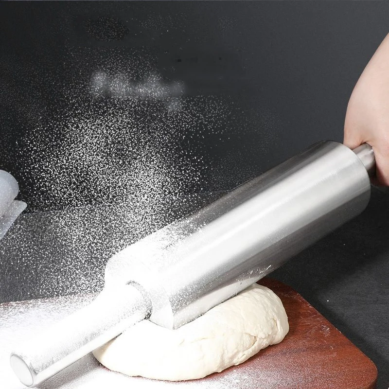 家庭用ステンレス製麺棒 麺圧し器 餃子麺棒 キッチンベーキン - Kitchen Roller Baking のレビューと価格