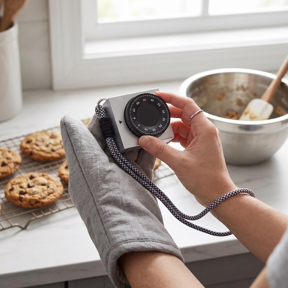 携帯用60分機械式巻き上げタイマー、大音量アラーム、電池不要 - Baking Kitchen Set Up のレビューと価格