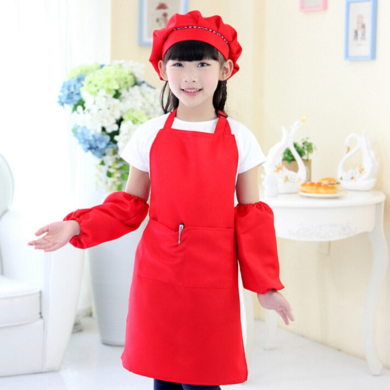 子供用エプロン 子供用シェフハットエプロンセット サイズ調整 - Kitchen Kids Baking Set のレビューと価格