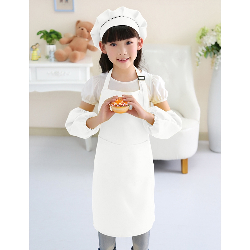 子供用エプロン 子供用シェフハットエプロンセット サイズ調整 - Kitchen Kids Baking Set のレビューと価格