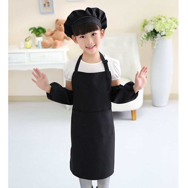 子供用エプロン 子供用シェフハットエプロンセット サイズ調整 - Kitchen Kids Baking Set のレビューと価格