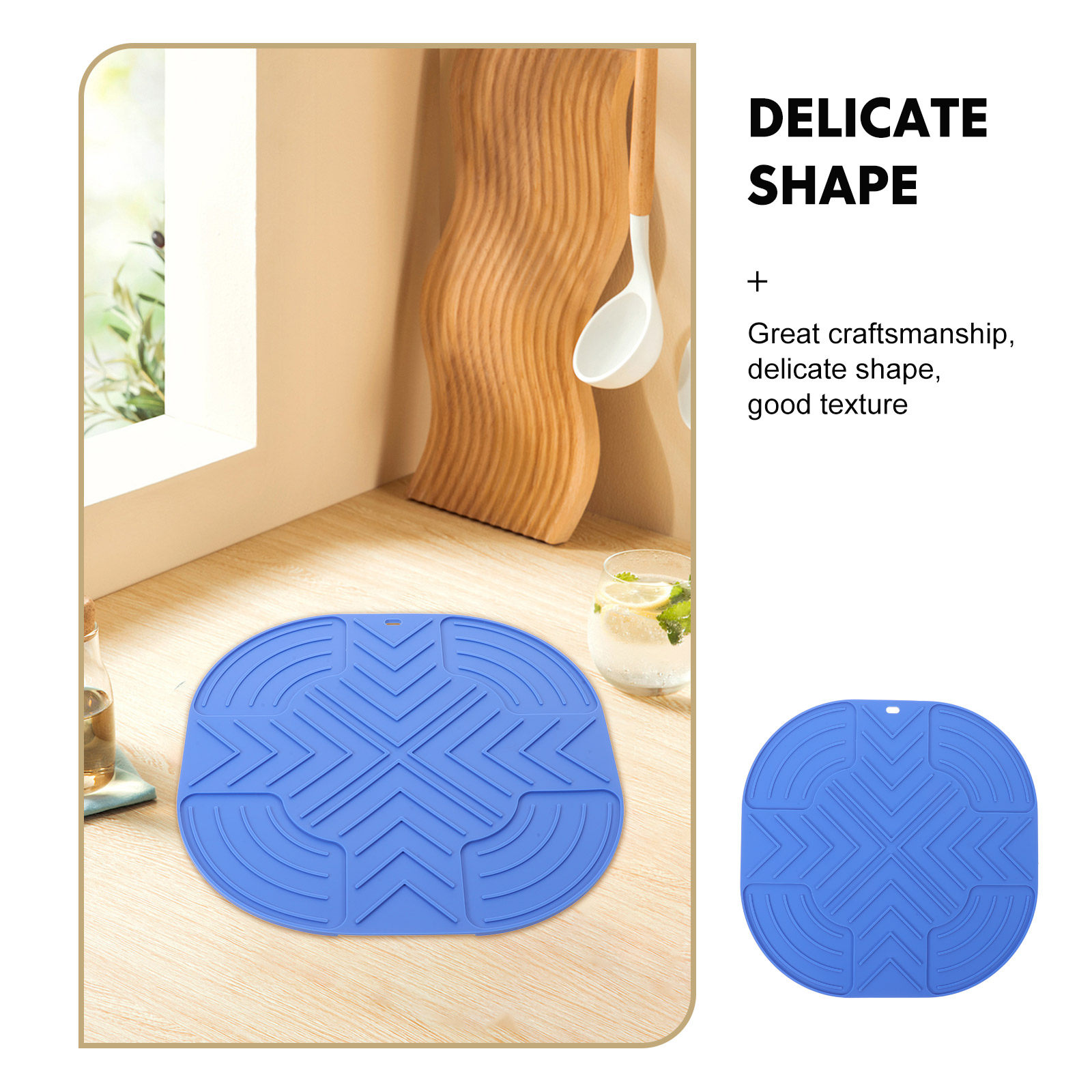 シリコン製エアフライヤー用耐熱マット。キッチンカウンター用の - Kitchen Baking Mat のレビューと価格
