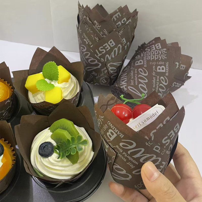 50個/100個 コーヒーをテーマにしたチューリップケーキ紙 - Kitchen Baking Mat のレビューと価格