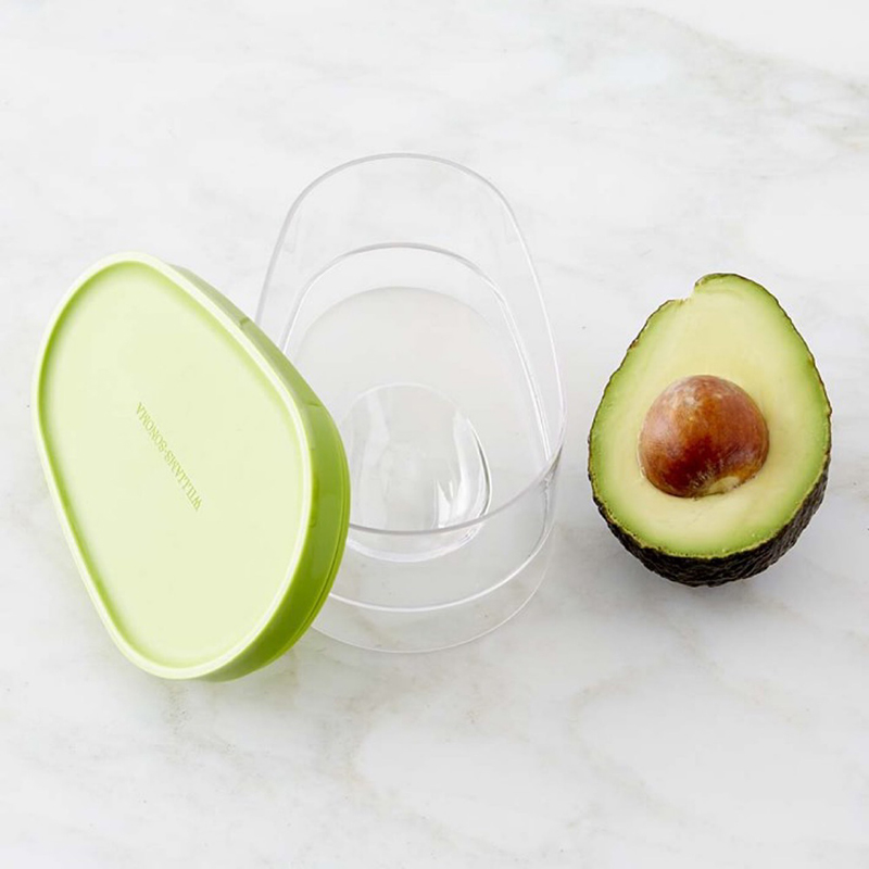 アボカド食品保存ボックス省スペースプラスチックフルーツコンテ - Kitchen Zo のレビューと価格