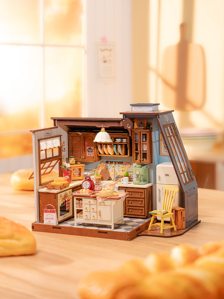 Robotime Rolife ベーキングキッチン 木製ドー - Baking Kitchen Rolife のレビューと価格