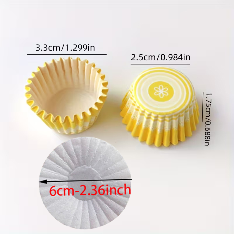 200個/500個/1000個 ランダムミニA型ケーキペーパ - Kitchen Baking Mat のレビューと価格