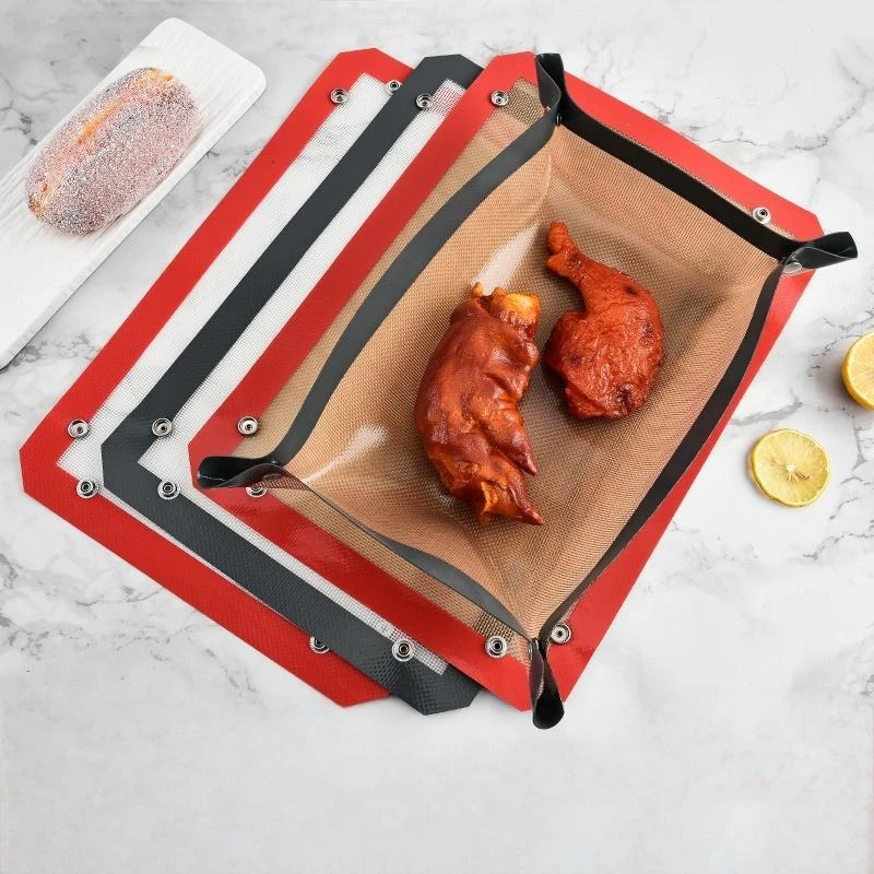 折りたたみ式シリコンBBQマット、ノンスティックオーブンマッ - Kitchen Baking Mat のレビューと価格
