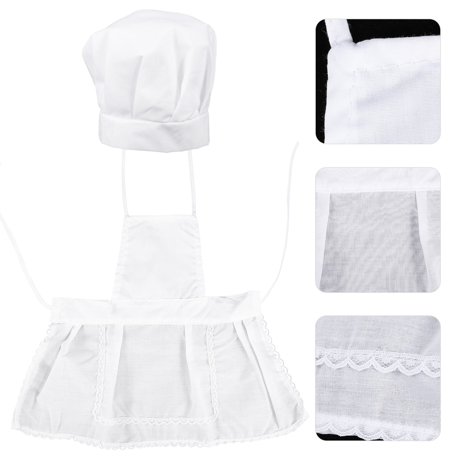 1セット：料理用シェフ帽とエプロンのセット。子供向け、ごっこ - Kitchen Kids Baking Set のレビューと価格