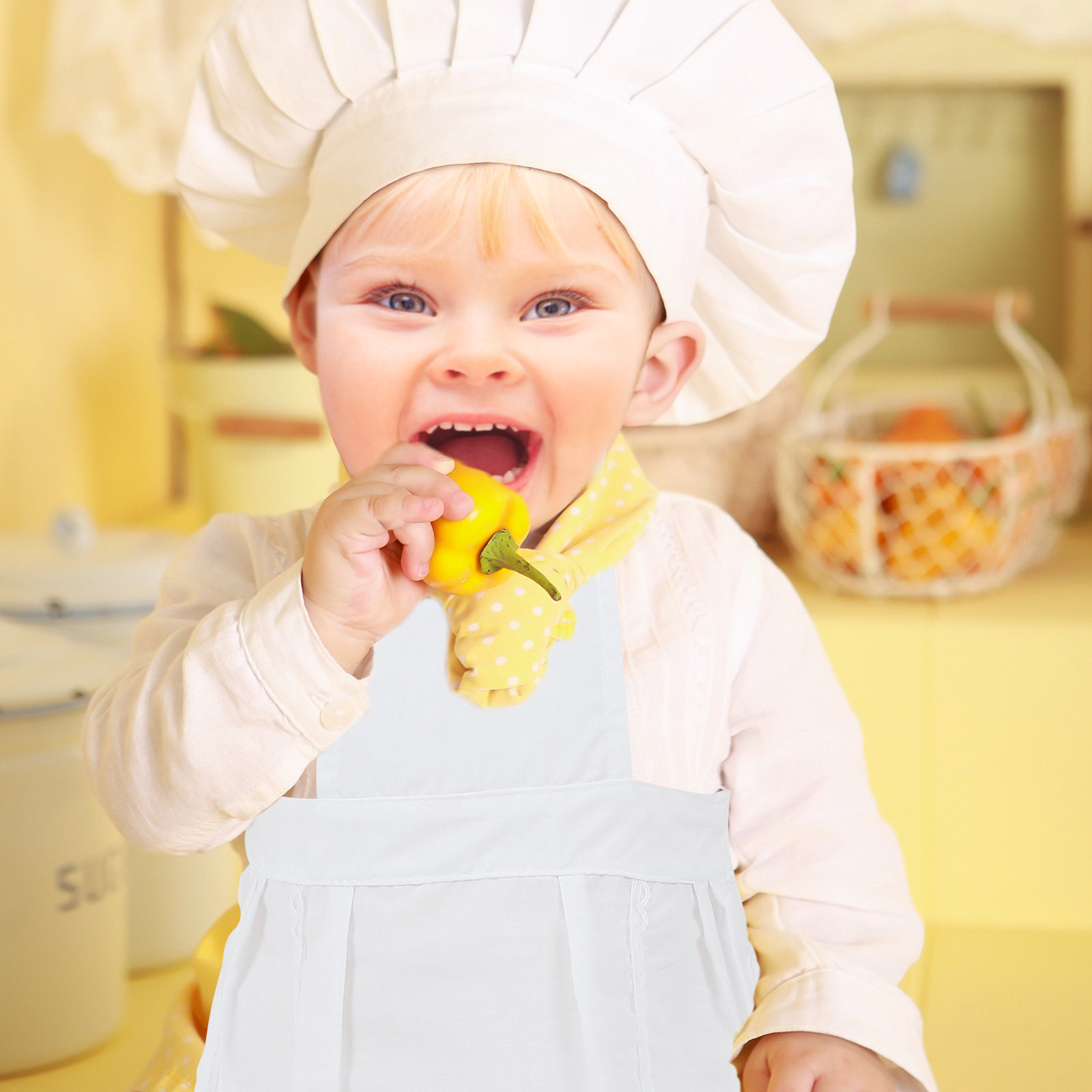 1セット：料理用シェフ帽とエプロンのセット。子供向け、ごっこ - Kitchen Kids Baking Set のレビューと価格